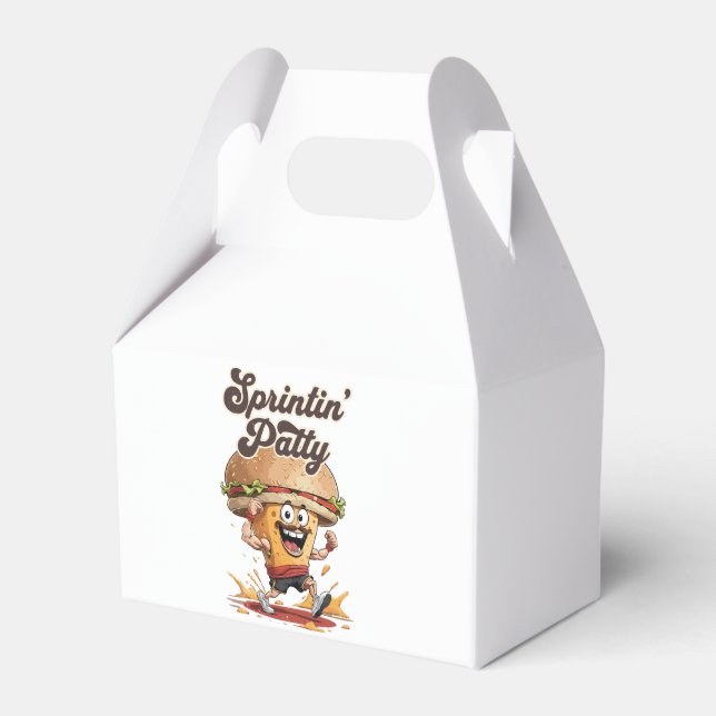 Den Springande Cheeseburgaren Presentaskar (Framsidan Sidan)