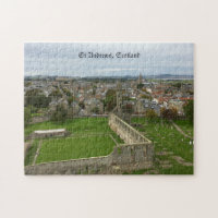Den St Andrews Townantennen beskådar från