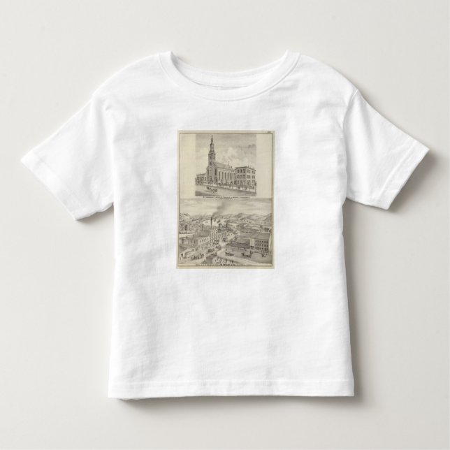 Den St Lawrence katolsk kyrka och skolar Tee Shirt (Framsida)