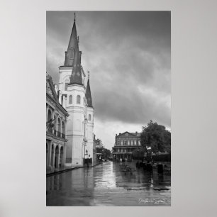 Den St Louis domkyrkan Jackson kvadrerar New Poster