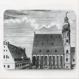 Den St Thomas kyrkan och skolar i Leipzig, 1723 Musmatta
