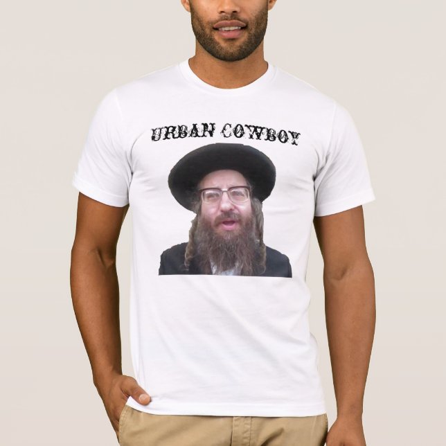 Den stads- Cowboyskjortan Tee Shirt (Framsida)