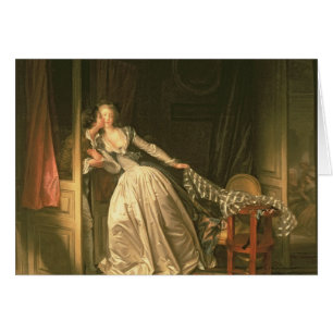 Den stal kyssen, c.1788 hälsningskort