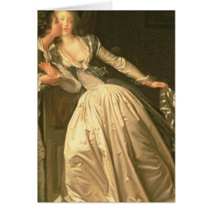 Den stal kyssen, c.1788 hälsningskort