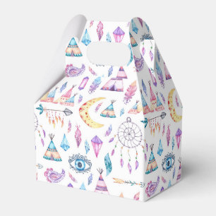 Den stam- chic Teepeedrömstopparen befjädrar pil Presentaskar