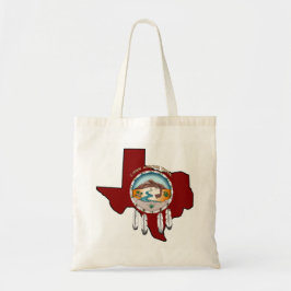 Den stam- skölden Texas som shoppar toto, hänger Tygkasse