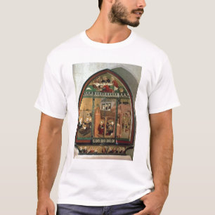 (Den stängda) Tiefenbronn altarpiecen 1432 Tee