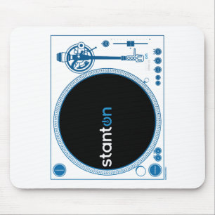 Den Stanton STR8-150 turntablen DJ pryder musik Musmatta