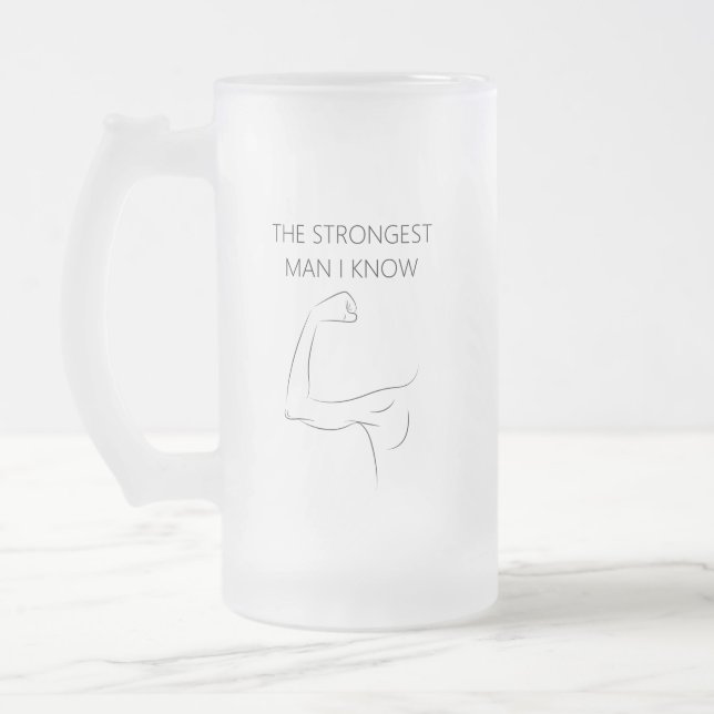 DEN STARKASTE MAN JAG KÄNNER FROSTAT ÖLGLAS (Vänster)