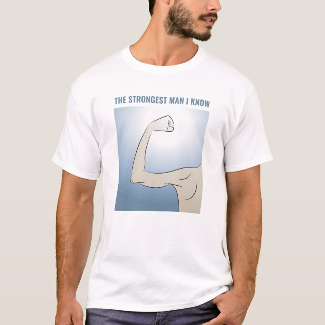 DEN STARKASTE MAN KÄNNER JAG T SHIRT (Framsida)