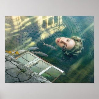 Den statiska affischtrycksväggkonsten surreal absu poster