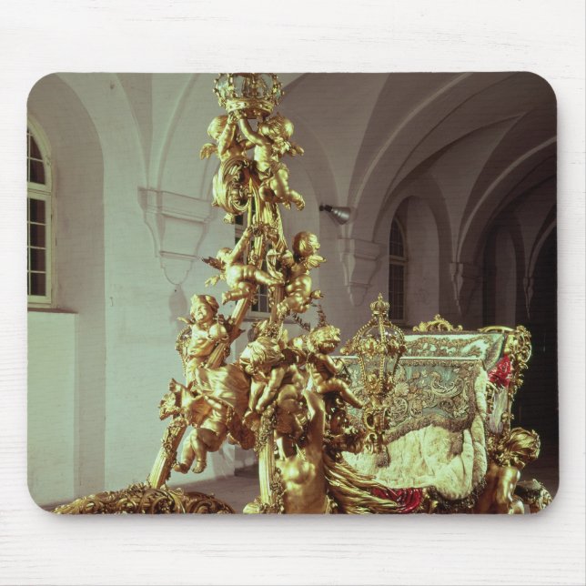 Den statliga sleighen av Ludwig II byggde 1872-80 Musmatta (Framsidan)