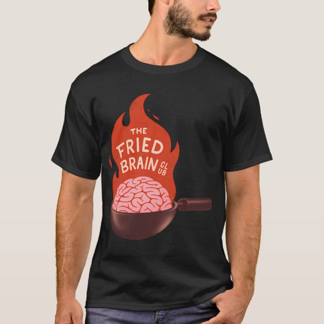 Den Stekta Hjärnklubben T Shirt (Framsida)