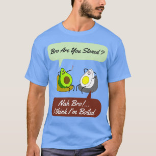 Den stenade Avocado T Shirt