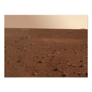 Den steniga ytan av Mars Fototryck