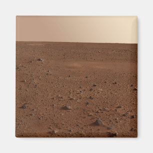 Den steniga ytan av Mars Magnet