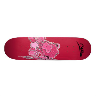 Den Steve caballeroen "apa borstar ", Old School Skateboard Bräda 18 Cm