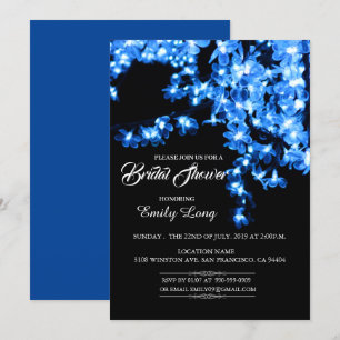 Den stilfulla kinesiska körsbärsröda blommar inbjudningar