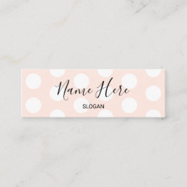 Den stilfulla moderna polkaen pricker mini- mini visitkort