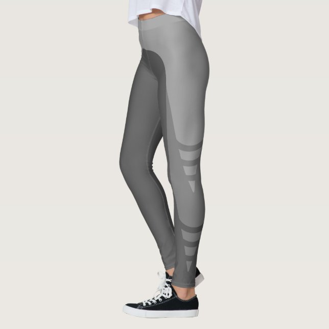 Den stilfulla monokromen specificerar leggings (Vänster)