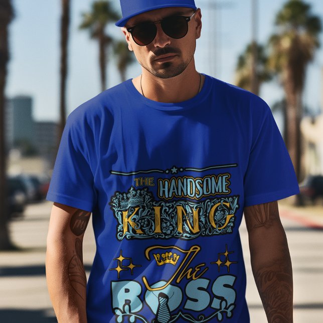 Den stiliga Kung, Chef Manar Stil-grafiken T Shirt (Skapare uppladdad)