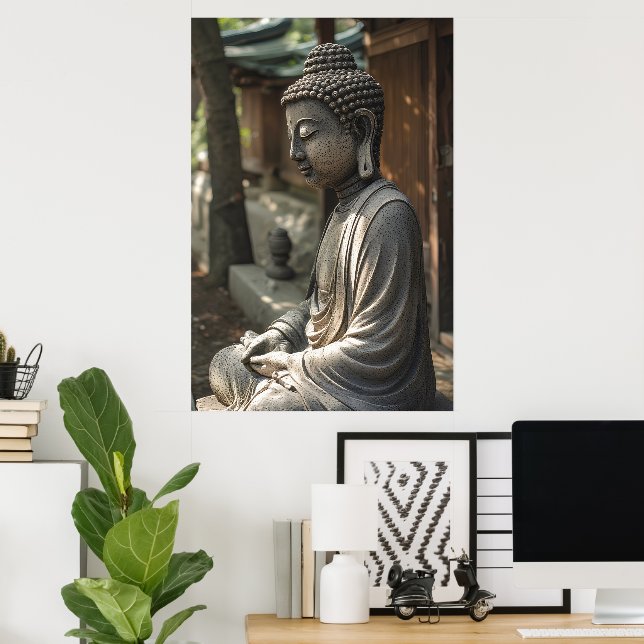 Den stilla Buddha Poster (Hemmakontoret)