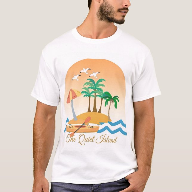 Den Stilla Ön T Shirt (Framsida)