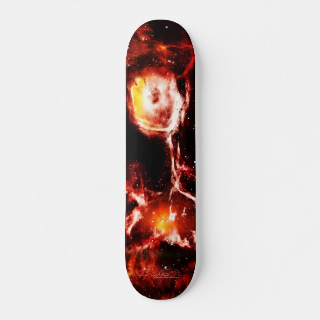 Den stjärna målade damen skateboard bräda 20 cm (Framsida)