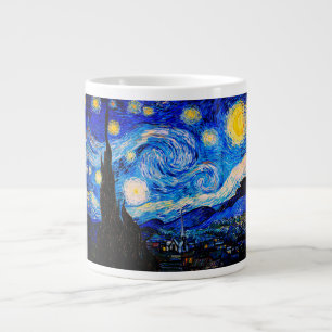 Den stjärnklara natten av Vincent Van Gogh Jumbo Mugg