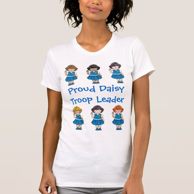 Den stolt daisyn för daisysoldatledare ror tee shirt (Framsida)