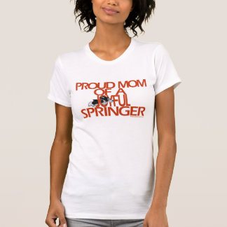 Den stolt mamman av en glatt Springer kammar hem Tee Shirt