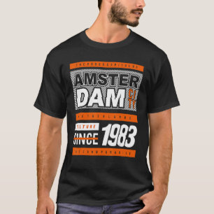 Den stolta huvudstaden i Nederländska Amsterdams s T Shirt