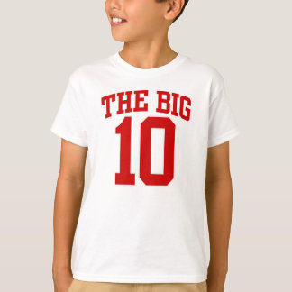 Den STORA 10th FÖDELSEDAGT-tröja T-shirt