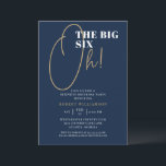 Den stora 60:e överraskande blåa födelsedagsinbjud inbjudningar<br><div class="desc">Blue The Big 60th Surprise Birthday-inbjudan Dina gäster vet att det blir ett speciellt party genom att bara tittar på inbjudan! Den här designen har en blå bakgrund och typografi av roligten.</div>