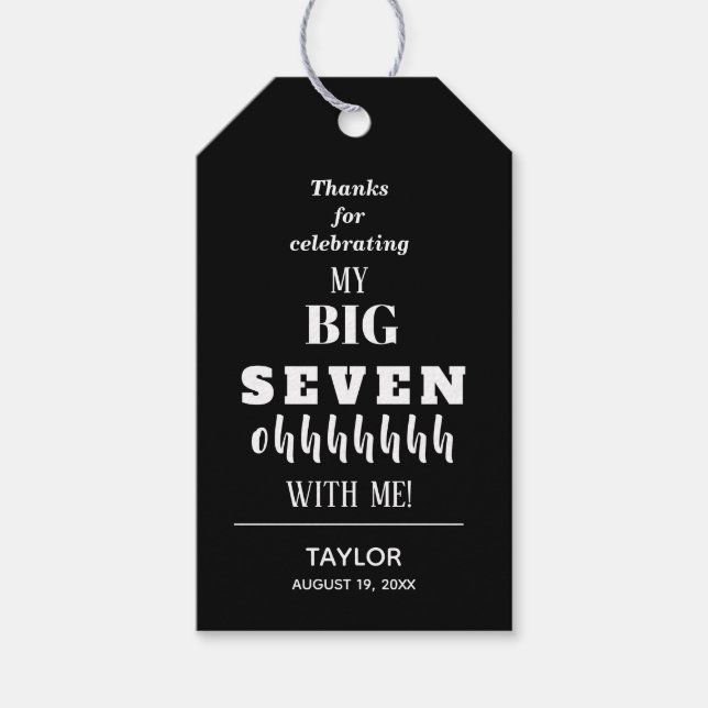 Den STORA 70-årsfesten present Presentetikett (Framsidan)