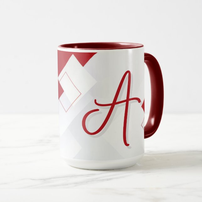 Den STORA “A” Kombomugen Mugg (Framsida höger)