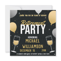 Den Stora Avskedsfesten För Pensioneringen