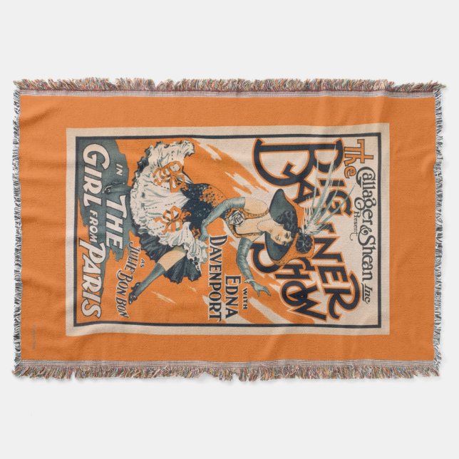 Den stora banershowen "flickan från Paris ", Filt (Framsidan)