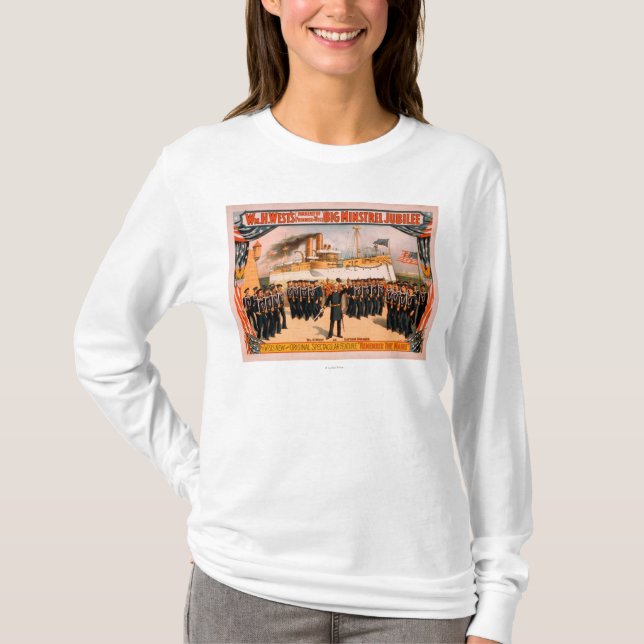 Den stora bardjubileen minns den Maine affischen T-shirt (Framsida)