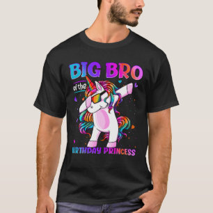 Den stora bron i födelsedagspennan Dabbing Unicorn T Shirt