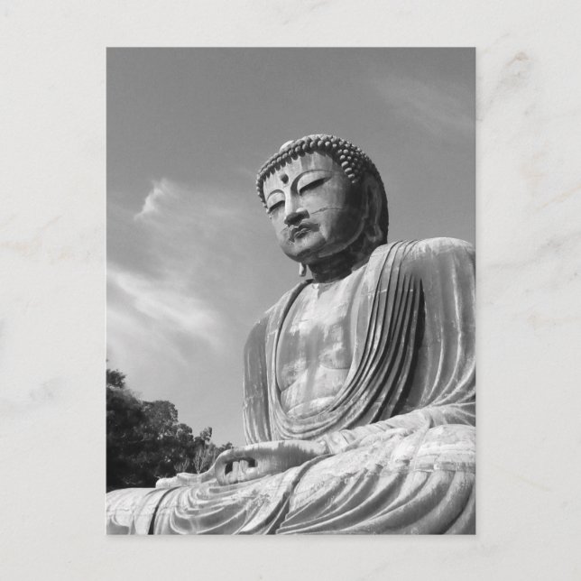 Den stora Buddha: Kamakura, Japan Vykort (Framsida)