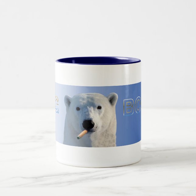 Den stora chefen #1 Två-Tonad mugg (Center)