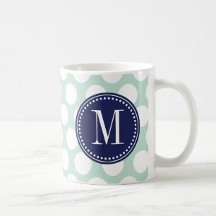 Den stora chic minten & marinen pricker kaffemugg