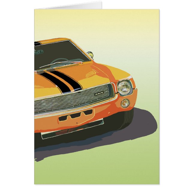 Den stora dåliga Orangen Hälsningskort (Framsidan)