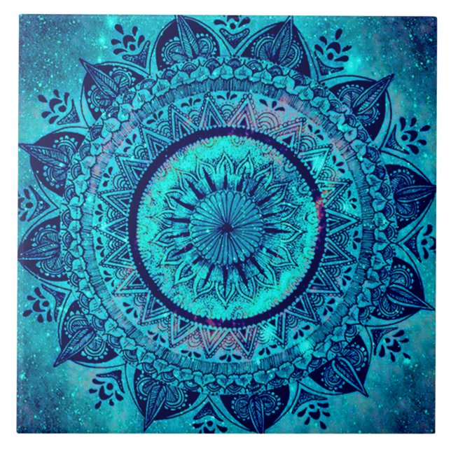 Den STORA dekorativa bilden/avbildar belägger med Kakelplatta (Framsidan)