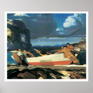 Den stora doryen, George bölar 1913 Poster