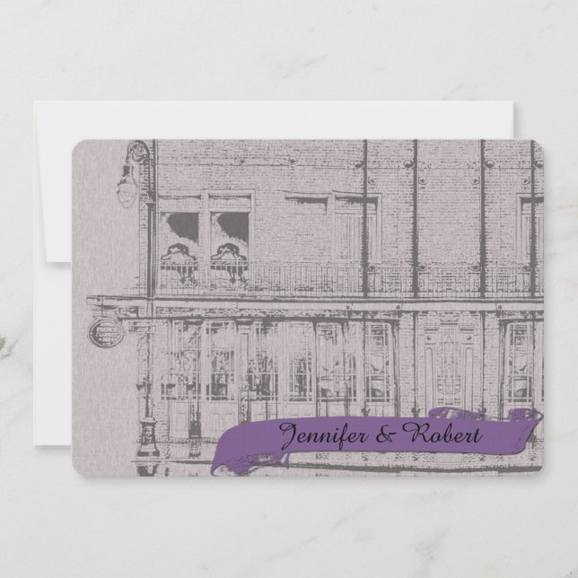 Den stora enkla bröllopsinbjudan inbjudningar (Framsida)