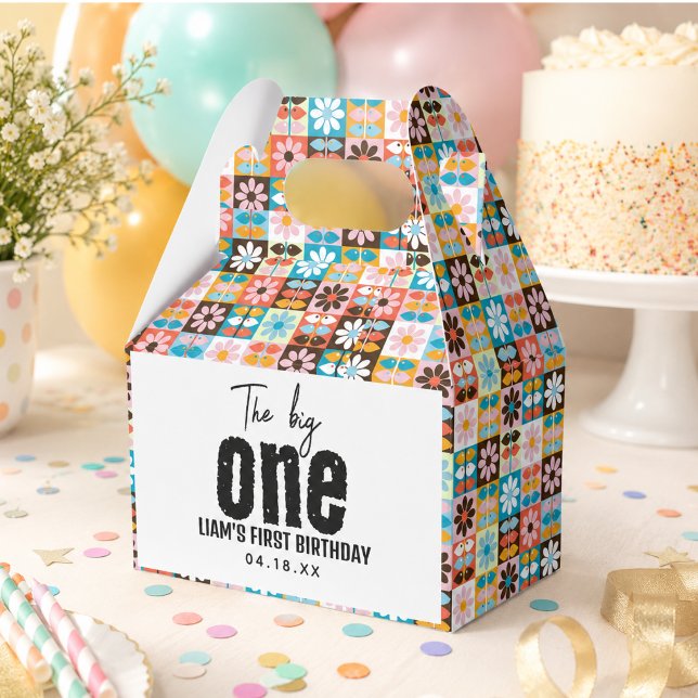 Den STORA Ettårsfesten Presentaskar (The BIG One 1st Birthday Favor Boxes)