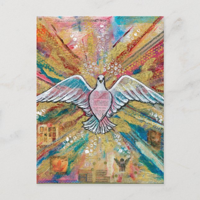 Den stora fågeln vykort (Framsida)