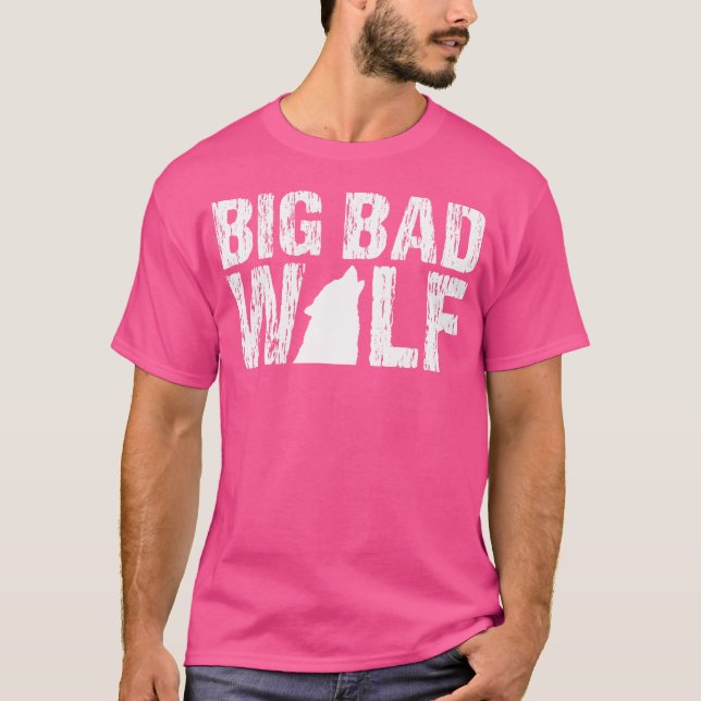 Den stora felaktiga Vargens Varg T Shirt (Framsida)